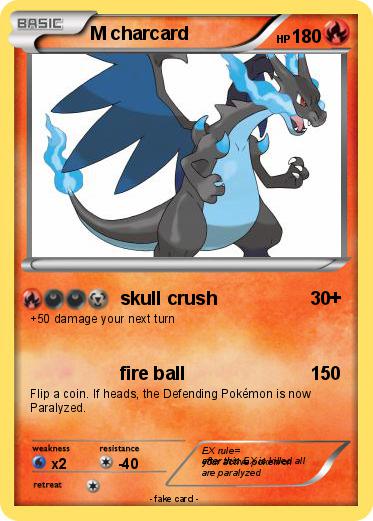 Pokemon M charcard