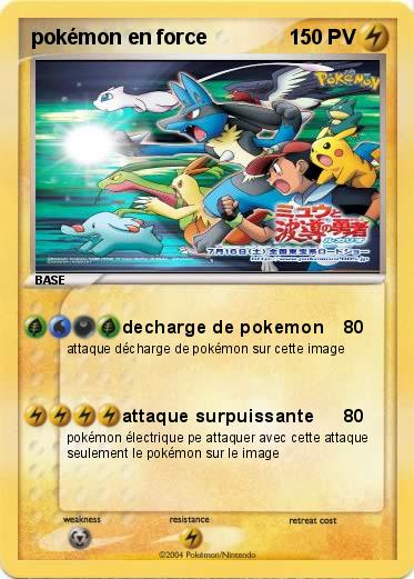 Pokemon pokémon en force