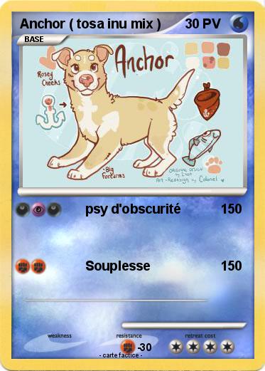 Pokemon Anchor ( tosa inu mix )