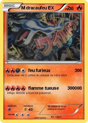 Pokemon M dracaufeu EX           2