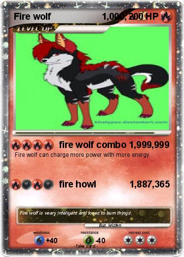 Pokemon Fire wolf                    1,000,