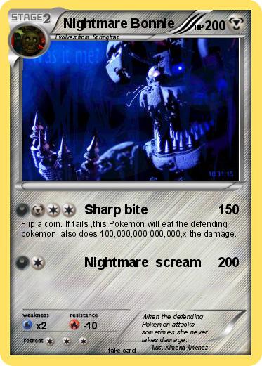 Pokemon Nightmare Bonnie