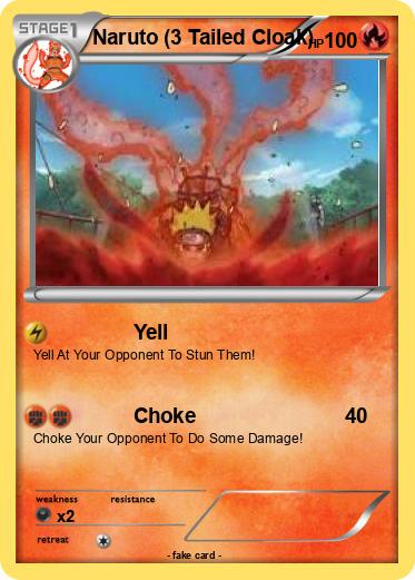 Pokemon Naruto (3 Tailed Cloak)
