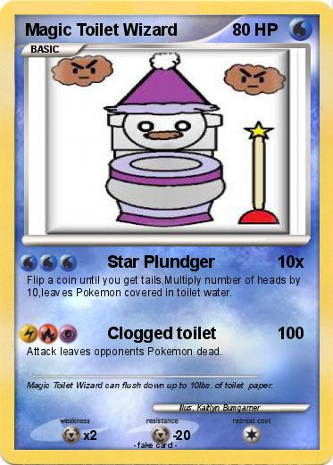 Pokemon Magic Toilet Wizard