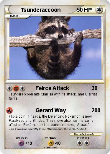 Pokemon Tsunderaccoon
