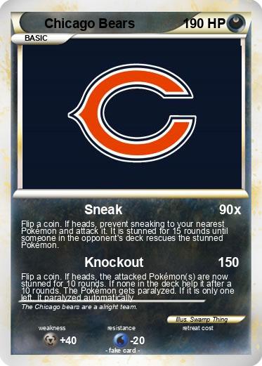 Pokemon Chicago Bears