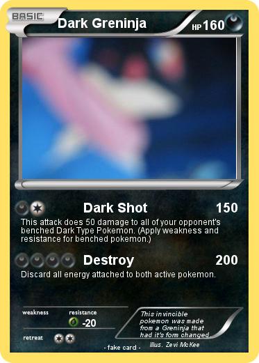 Pokemon Dark Greninja