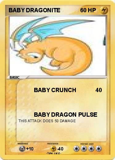 Pokemon BABY DRAGONITE
