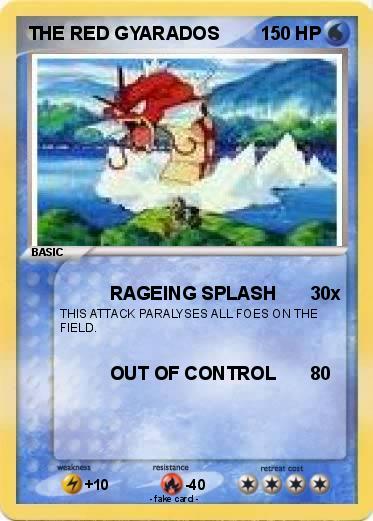 Pokemon THE RED GYARADOS