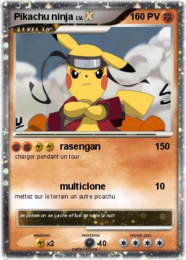 Pokemon Pikachu ninja