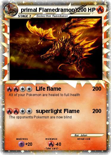 Pokemon primal FlamedramonY