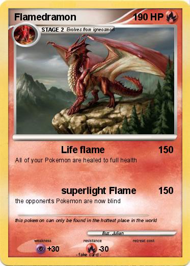 Pokemon Flamedramon