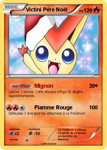 Pokemon Victini Père Noël