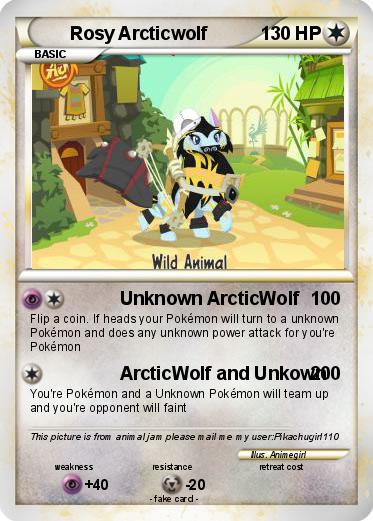 Pokemon Rosy Arcticwolf