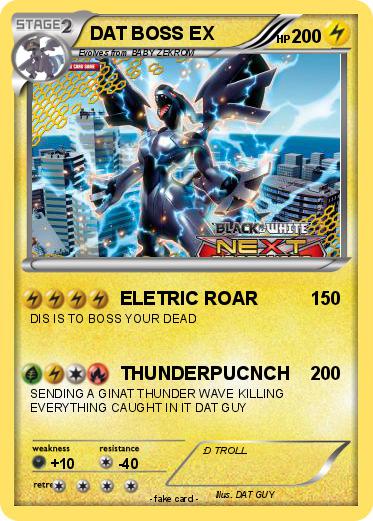 Pokemon DAT BOSS EX