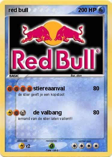 Pokemon red bull