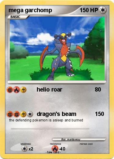 Pokemon mega garchomp