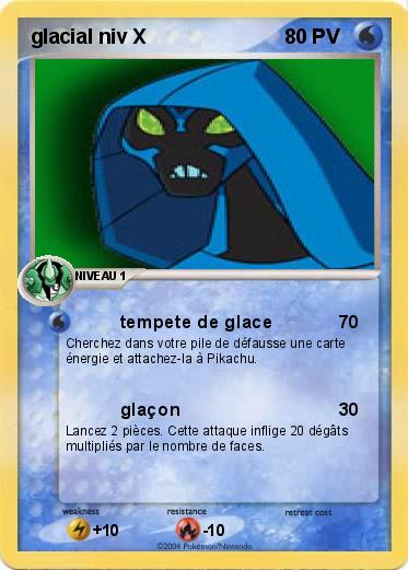 Pokemon glacial niv X