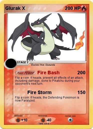 Pokemon Glurak X