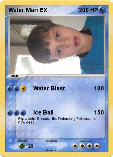 Pokemon Water Man EX