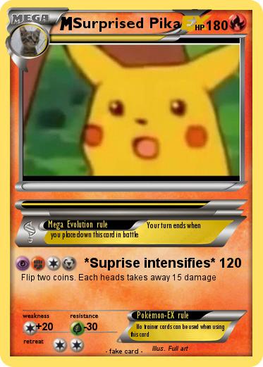 Pokemon Surprised Pika