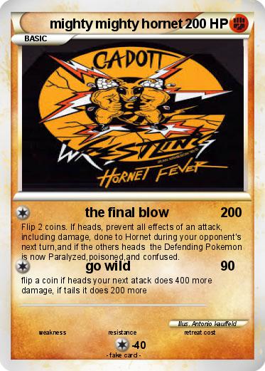 Pokemon mighty mighty hornet