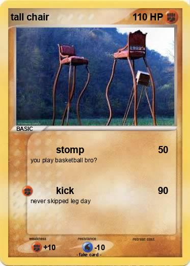 Pokemon tall chair