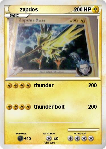 Pokemon zapdos
