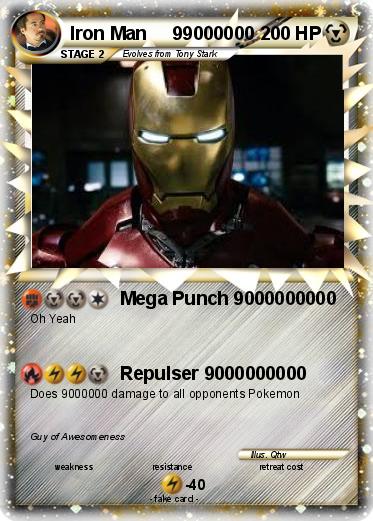 Pokemon Iron Man     99000000
