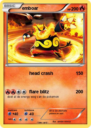 Pokemon emboar