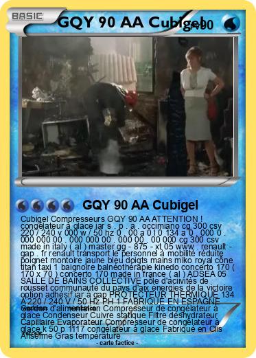 Pokemon GQY 90 AA Cubigel