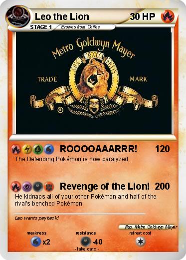 Pokemon Leo the Lion