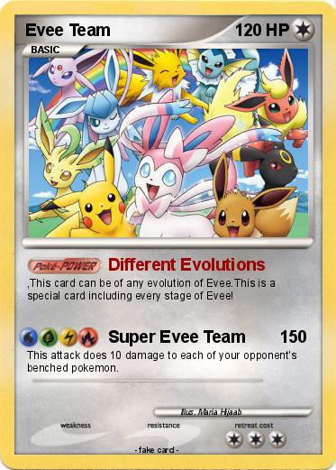 Pokemon Evee Team