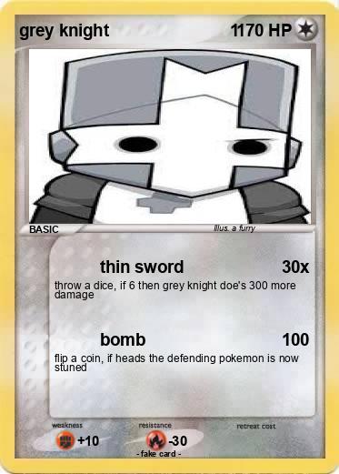 Pokemon grey knight                          1