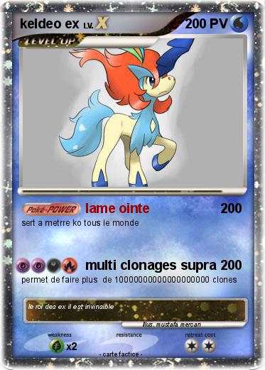 Pokemon keldeo ex