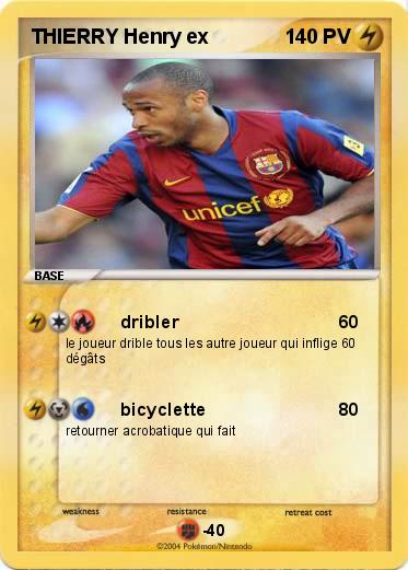 Pokemon THIERRY Henry ex