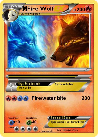 Pokemon Fire Wolf