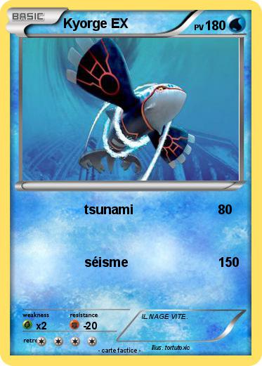 Pokemon Kyorge EX