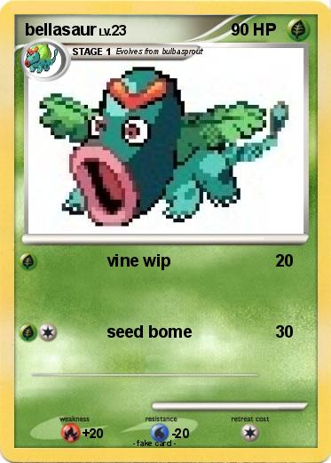 Pokemon bellasaur