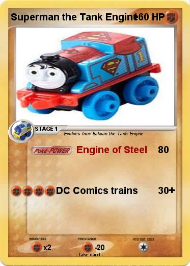 Pokemon Superman the Tank Engine