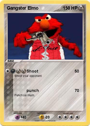 Pokemon Gangster Elmo