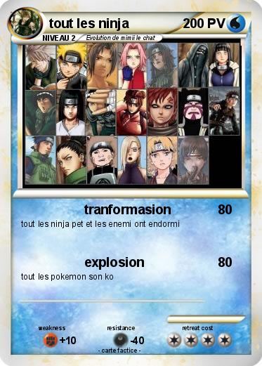 Pokemon tout les ninja