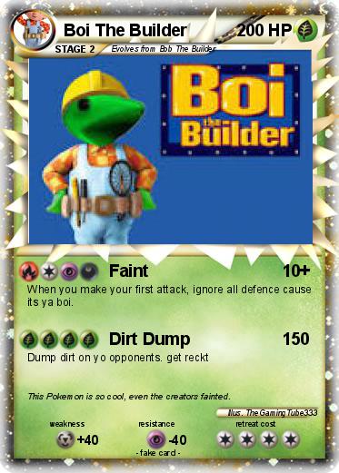 Pokemon Boi The Builder