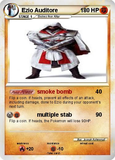 Pokemon Ezio Auditore