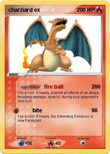 Pokemon charziard ex