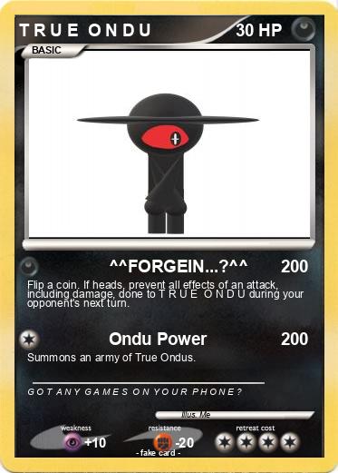Pokemon T R U E  O N D U
