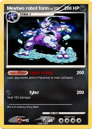 Pokemon Mewtwo robot form
