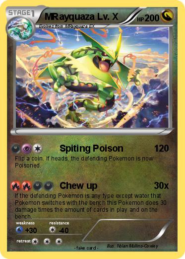 Pokemon MRayquaza Lv. X
