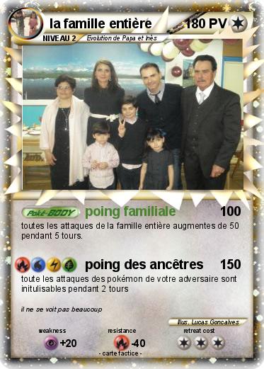 Pokemon la famille entière