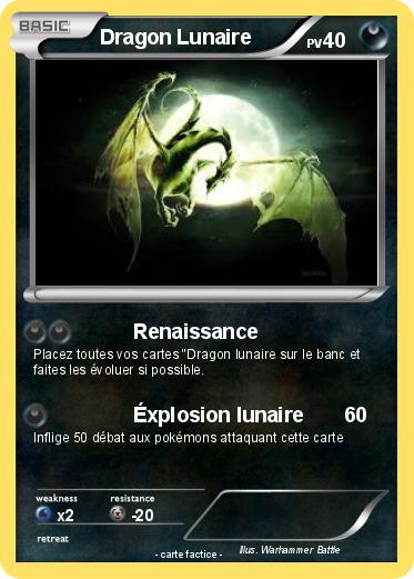 Pokemon Dragon Lunaire